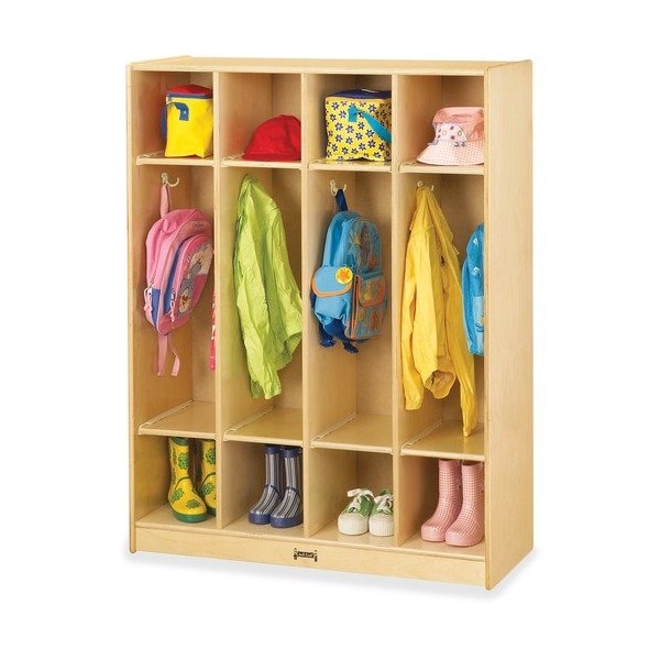 LOCKER, COAT, RNBW, 4 SECTION